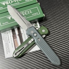 Pro-Tech Knives Terrain 365/PDW Invictus-ATC Compact Folding Knife 3.35" MagnaCut Spear Point Blade, 6061-T6 Handles