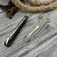 Microtech Delta Force Knife 3.86" D2 Folding Blade, G10 Handles