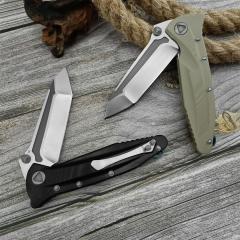 Microtech Delta Force Knife 3.86" D2 Folding Blade, G10 Handles