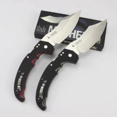 Cold Steel Mayhem Knife ATLAS Lock 5.91" S35VN Folding Blade, Black/Gray G10 Handles