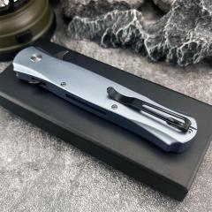 Pro-Tech 1921 Knife Godfather AUTO 3.74" D2 Plain Folding Blade, Aluminum Handles
