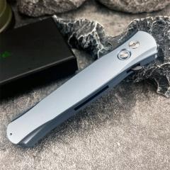Pro-Tech 1921 Knife Godfather AUTO 3.74" D2 Plain Folding Blade, Aluminum Handles