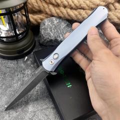 Pro-Tech 1921 Knife Godfather AUTO 3.74" D2 Plain Folding Blade, Aluminum Handles