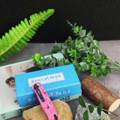 BM 535-3 Donut Pink Knife Bugout AXIS Folding 3.07" D2 Satin Plain Blade, G10 Handles