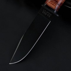 KA-BAR Mark I 2225 Knife Fixed Blade 4.33" 1095 Clip Point Blade, Cowhide Handles