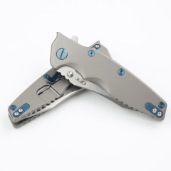 ZT 0392 Knife Flipper 3.5" CTS-204P Folding Blade, TC4 Handles