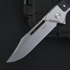 ZT 0223 Knife Tim Galyean Flipper 3.54" CPM-20CV Blade, Glass Fiber Handles