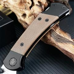 BK Brown 112 Knife Auto Otf Folding Blade