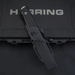 F1 Pro Knifes Survival Fixed Blade Knife 3.94" Satin Elmax Blade, TPR Handle and Sheath