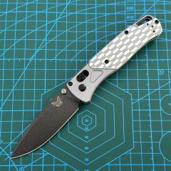 Limited Edition BM 535 Knife Bugout AXIS Folding 3.15" D2 Satin Plain Blade, Aluminum Handles