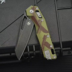 MT MSI RAM-LOK Knife Manual Folding 3.42" M390MK Plain Blade, G10 Handles, AXIS Lock