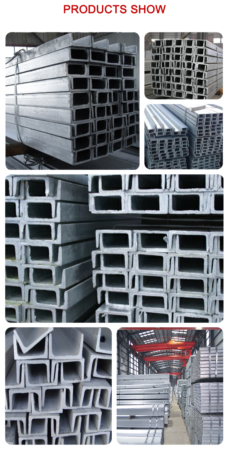 Galvanized steel channel