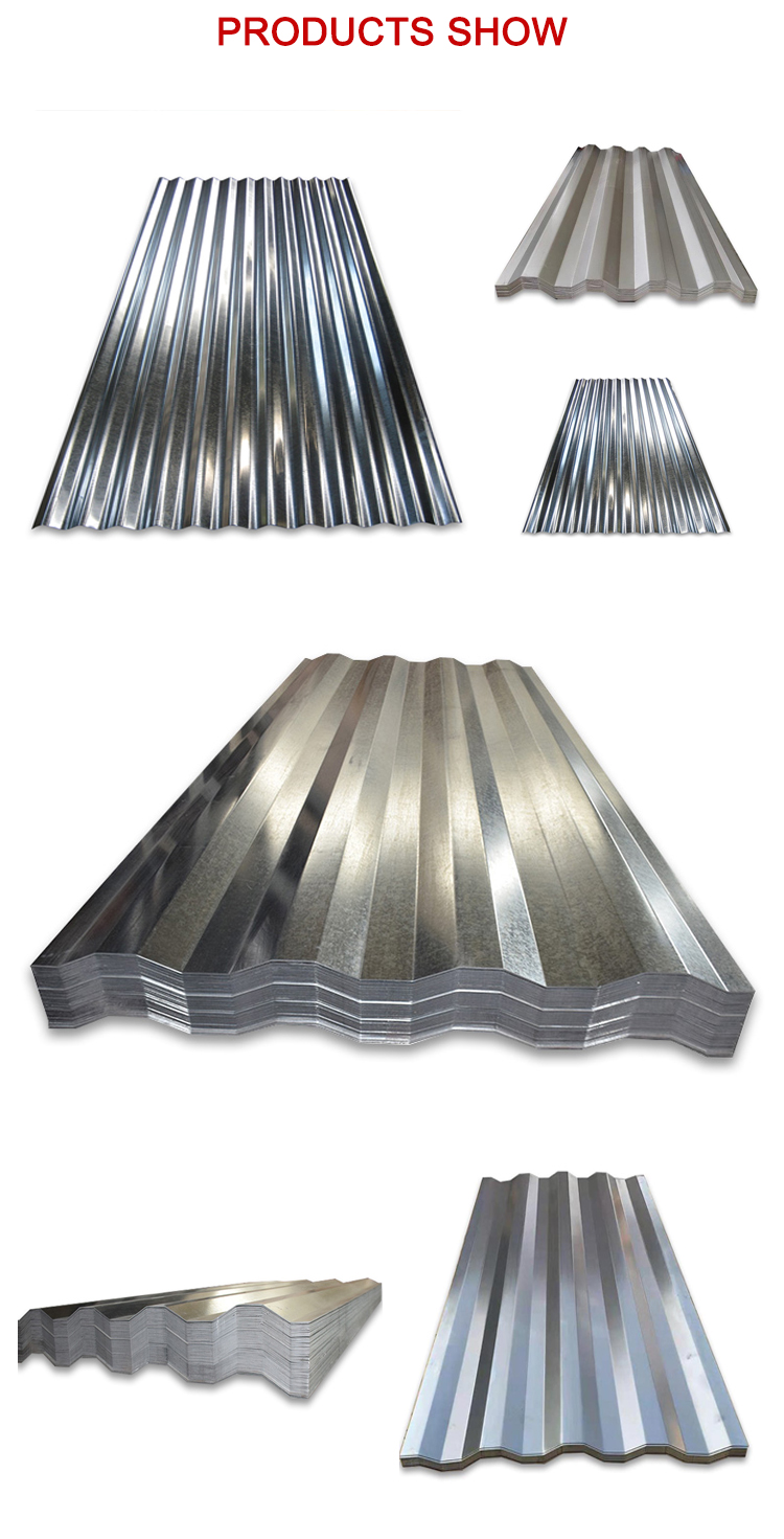 Galvanized corrugated steel