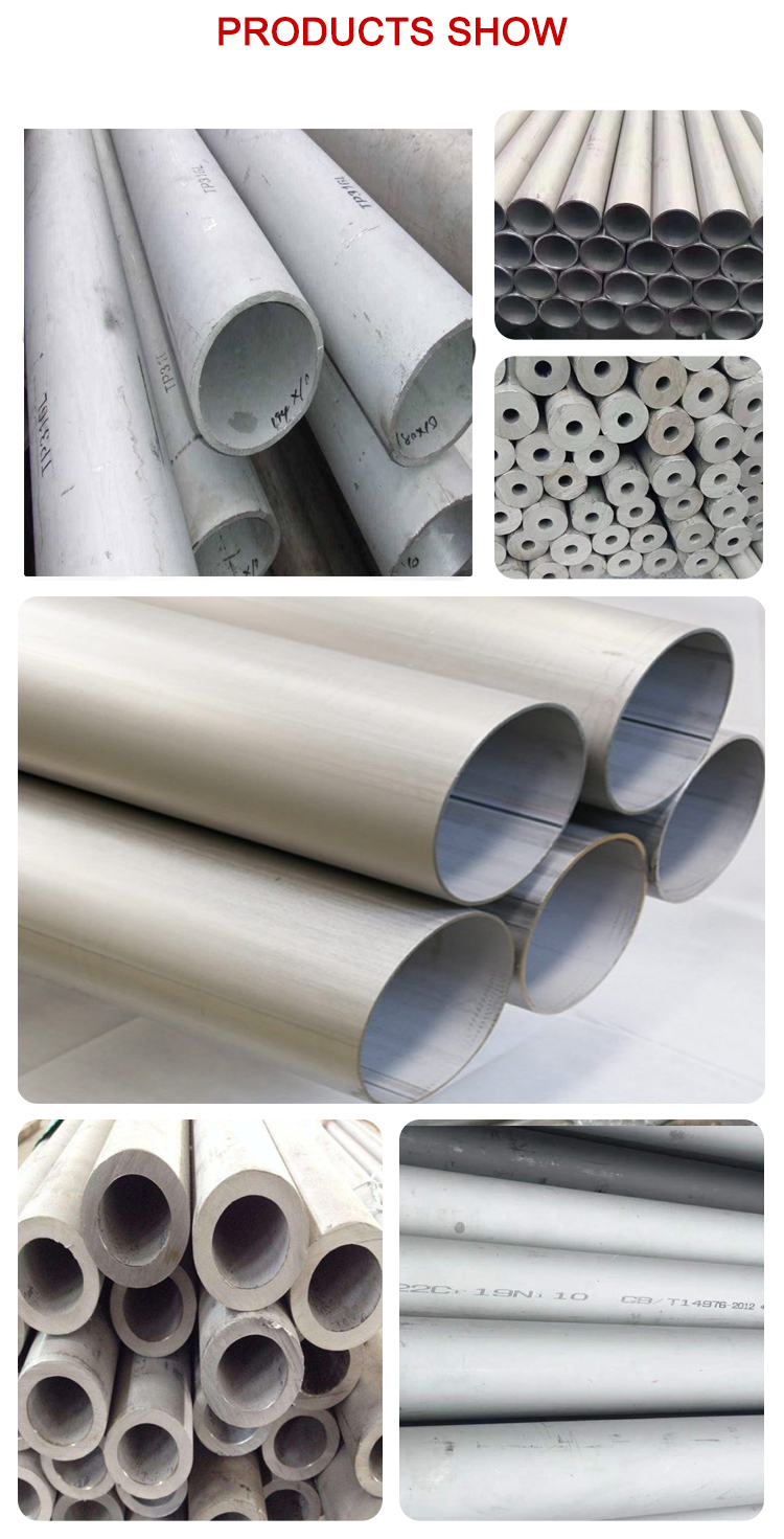 Stainless steel industrial pipe