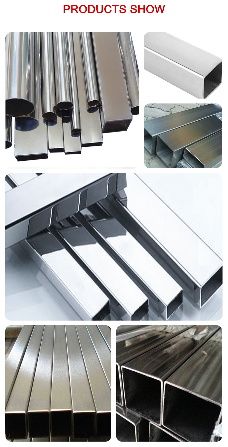 Stainless steel rectangular tube