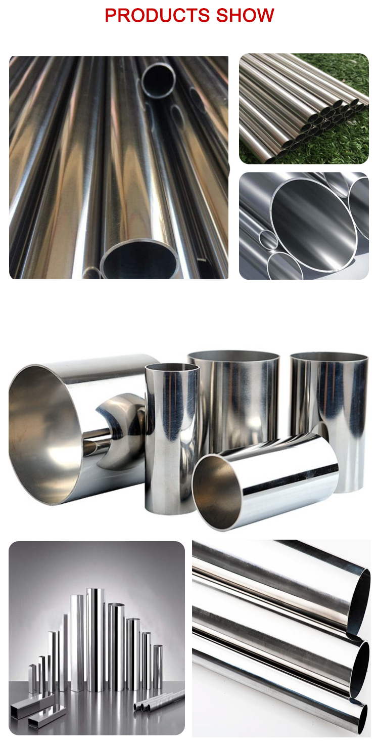 Food grade stainless steel tube