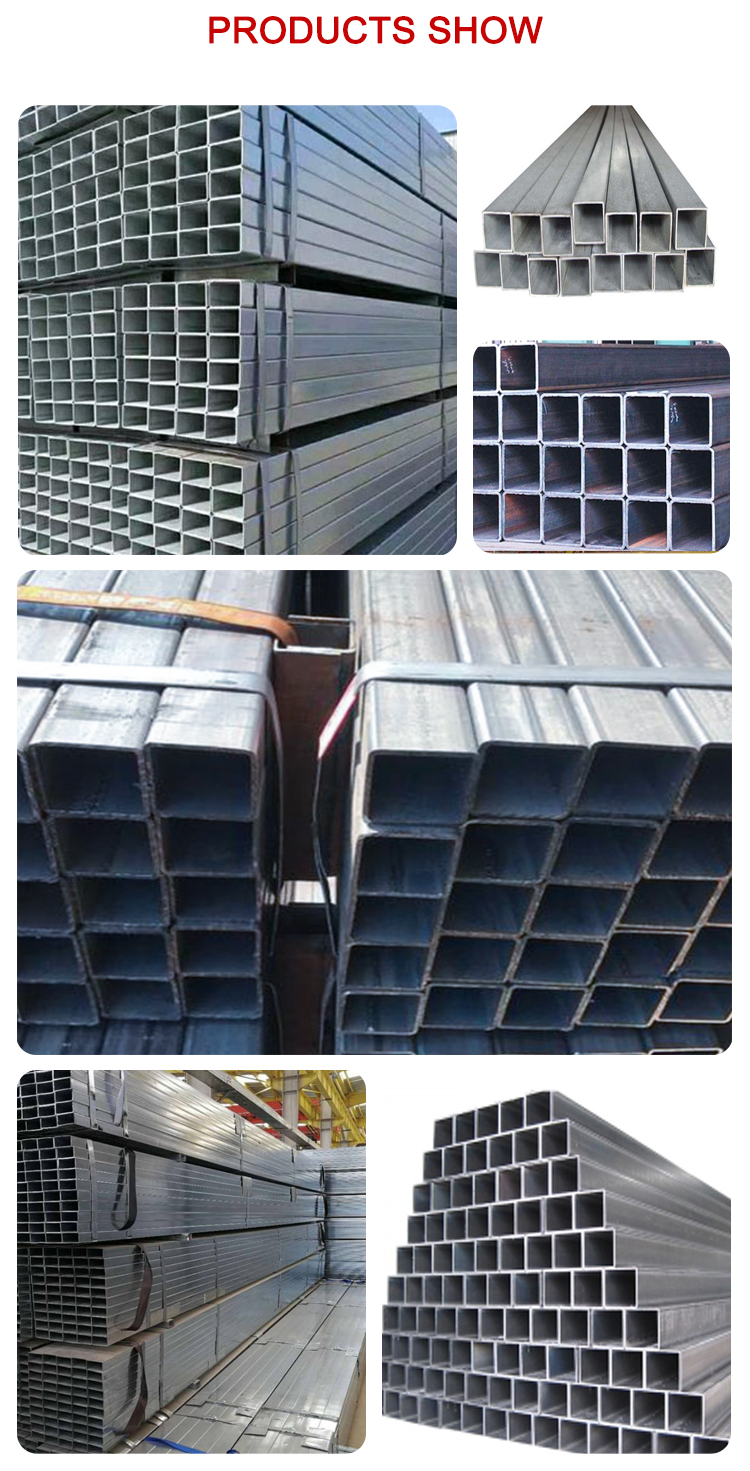 Galvanized square tube