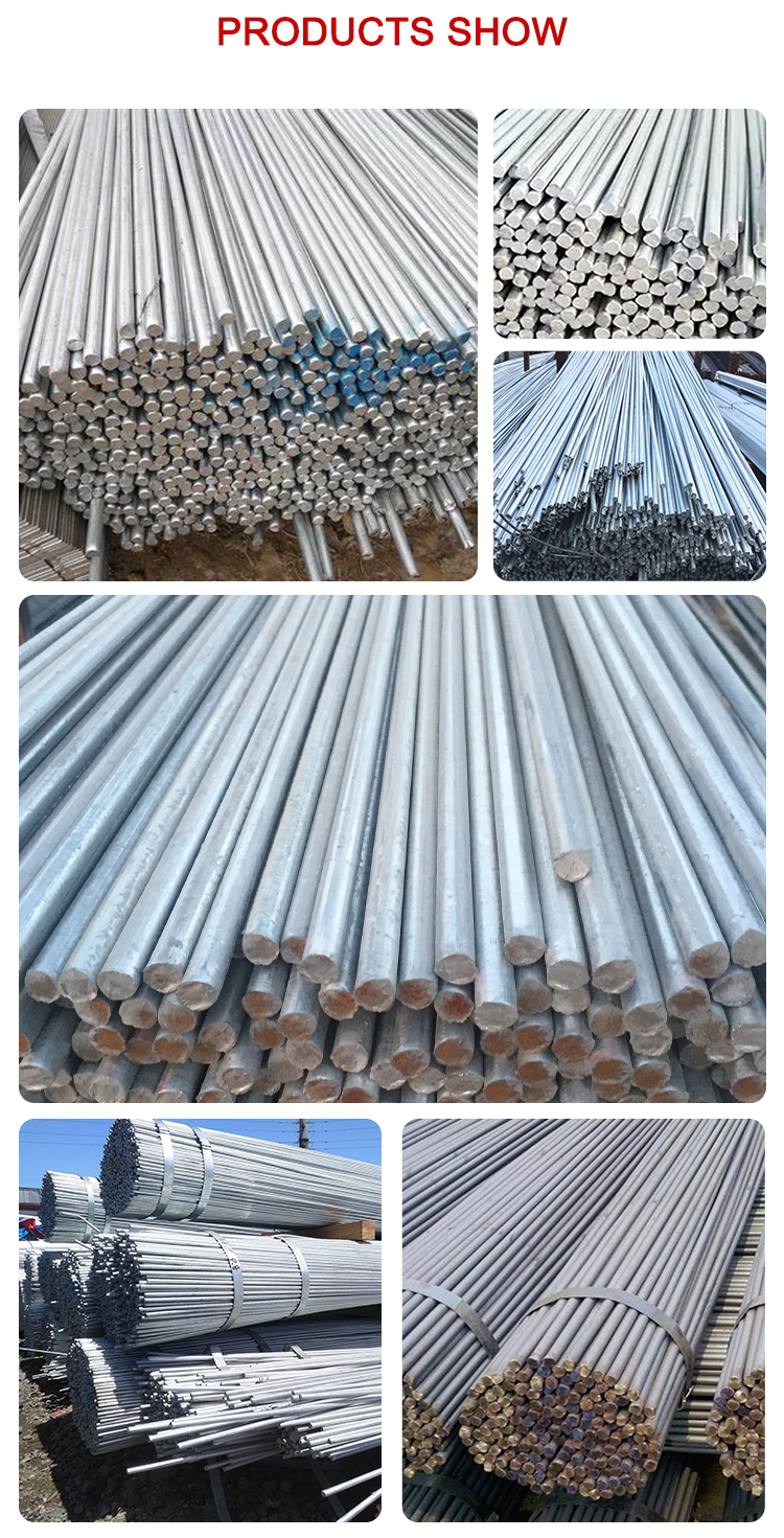 Galvanized round steel