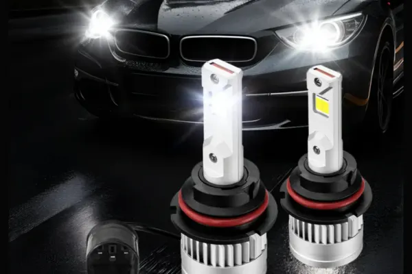 LED headlight components explaining understanding HID vs. LED headlights