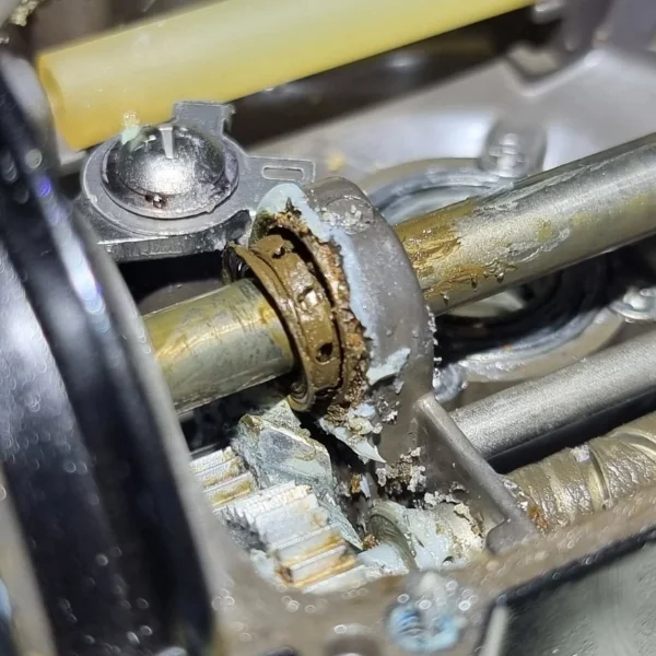 What causes a bad wheel bearing including water intrusion and internal wear