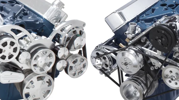 Comparison of V-belt and serpentine belt designs in automotive engines