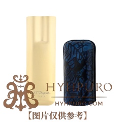 S.T.DUPONT 都彭 帕特加斯 联名 深蓝皮革 可调节 两支装 雪茄盒(183295)