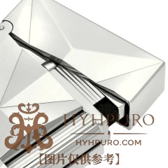 S.T.DUPONT 都彭 LIGNE2 朗声系列 淬火 银色 打火机(C18610)
