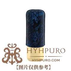 S.T.DUPONT 都彭 帕特加斯 联名 深蓝皮革 可调节 两支装 雪茄盒(183295)
