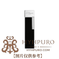 S.T.DUPONT 都彭 TWIGGY系列 防风 黑银 打火机 030001(预售)