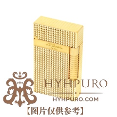 S.T.DUPONT 都彭 Le Grand 格兰德系列 钻石菱纹 双火焰 金色 打火机 C23009(预售)