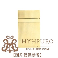 S.T.DUPONT 都彭 经典 Ligne2 朗声系列 钻石菱纹 金色 打火机 016284(预售)