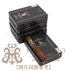 DAVIDOFF WINSTON CHURCHILL THE LATE HOUR PETIT PANETELA 25s 大卫杜夫 温斯顿 丘吉尔 至暗时刻 小宾丽 铁盒 5支/盒 X 5盒