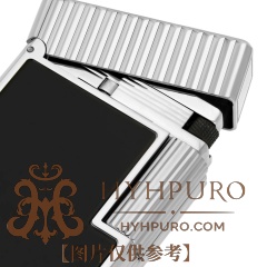S.T.DUPONT 都彭 LINGE1朗声系列 黑银色 打火机 C14121