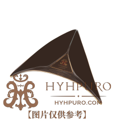 HP三角形棕金三位陶瓷烟灰缸(下单前联系客服)