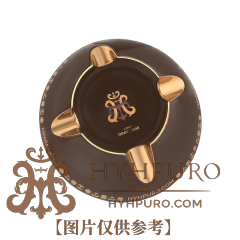 HP圆形棕金色四位陶瓷烟灰缸(下单前联系客服)