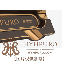 HP长方形四位棕金色陶瓷烟灰缸