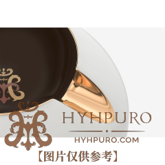 HP圆形白棕金三位陶瓷烟灰缸(下单前联系客服)