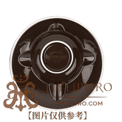HP圆形棕金色四位陶瓷烟灰缸(下单前联系客服)