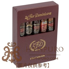 La Flor Dominicana Chisel Selection Sampler 5s 多米尼加之花 扁凿型 精选 5支/盒