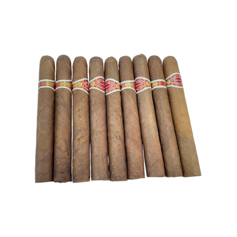 ROMEO Y JULIETA No.2 TUBOS 9s 罗密欧朱丽叶 二号铝管 9支 破损样盒 编号 (283)