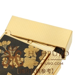 S. T.DUPONT 都彭 LIGNE2 朗声系列 珍珠母 复古 打火机 金色 C16151