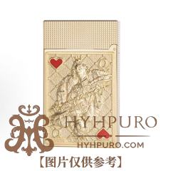 S. T.DUPONT 都彭 LIGNE 2系列 King of Hearts 红心王 朗声打火机 珍藏版 金色 016457