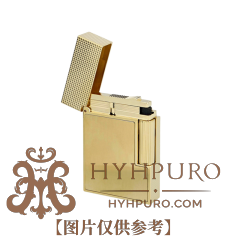S. T.DUPONT 都彭 LIGNE 2系列 small 小号朗声 钻石菱纹型 打火机 金色 C18602