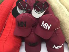 Baseball Cap - CMC-1064 (100% Cotton Dark Red White Embroidery Logo Edition 9forty A Frame Hat Baseball Cap Manufacturer)