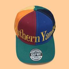 Baseball Cap - CMC-1071 (100% Cotton 6 Panel Cross Panel Embroidery Colourful Design Baseball Cap Supplier )