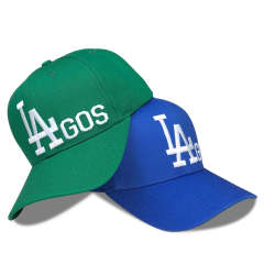 Baseball Cap - CMC-1077 (100% Cotton Royal Blue White Embroidery Logo 6 Panel Baseball Cap hat )