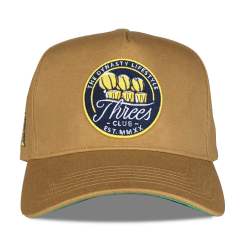 Baseball Cap - CMC-1055 (OEM China Manufacture 100% Cotton Brown Edition 9forty A Frame Snapback Hat Baseball Cap )
