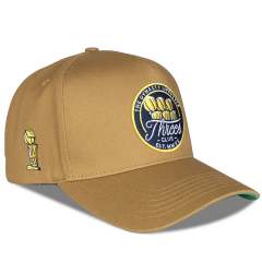 Baseball Cap - CMC-1055 (OEM China Manufacture 100% Cotton Brown Edition 9forty A Frame Snapback Hat Baseball Cap )