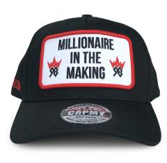 Baseball Cap - CMC-1051 (100% Cotton Black Polyester Badge Patch Embroidery Logo Edition 9forty A Frame Baseball Cap Supplier)