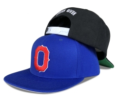Snapback Cap - CMC-2007 ( New Fashion Black Royal Blue Colour Gorras Mens 100% Acrylic Snapback Cap Hat Supplier )